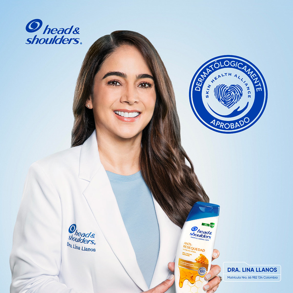 Head & Shoulders ha desarrollado la fórmula más nutritiva de su portafolio que nutre, retiene la hidratación y elimina la caspa del cuero cabelludo seco.