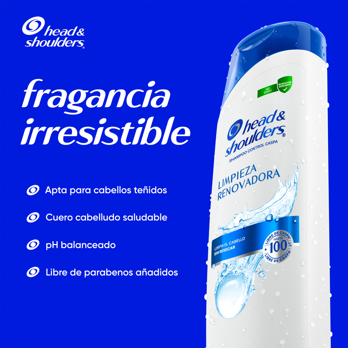 FRAGANCIA IRRESISTIBLE PROTECCIÓN LIMPIEZA RENOVADORA SHAMPOO